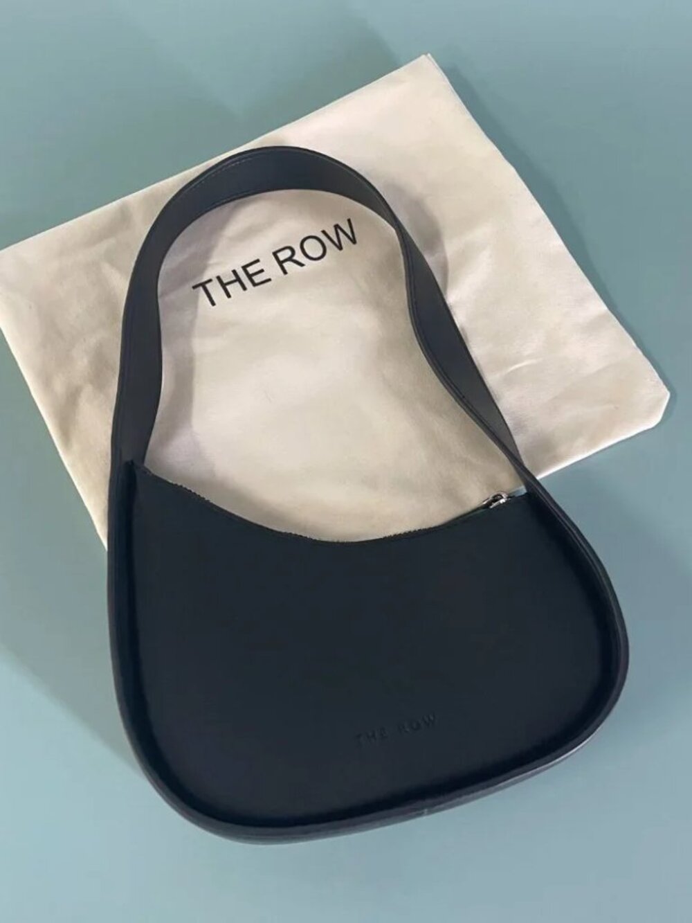 The Row Chic Crescent-Shaped Leather Bag